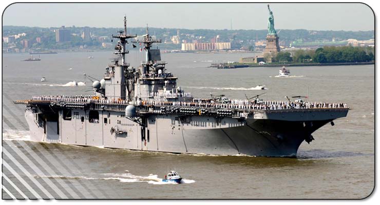 USN Navy Naval Ship Photo Print USS WASP LHD 1 